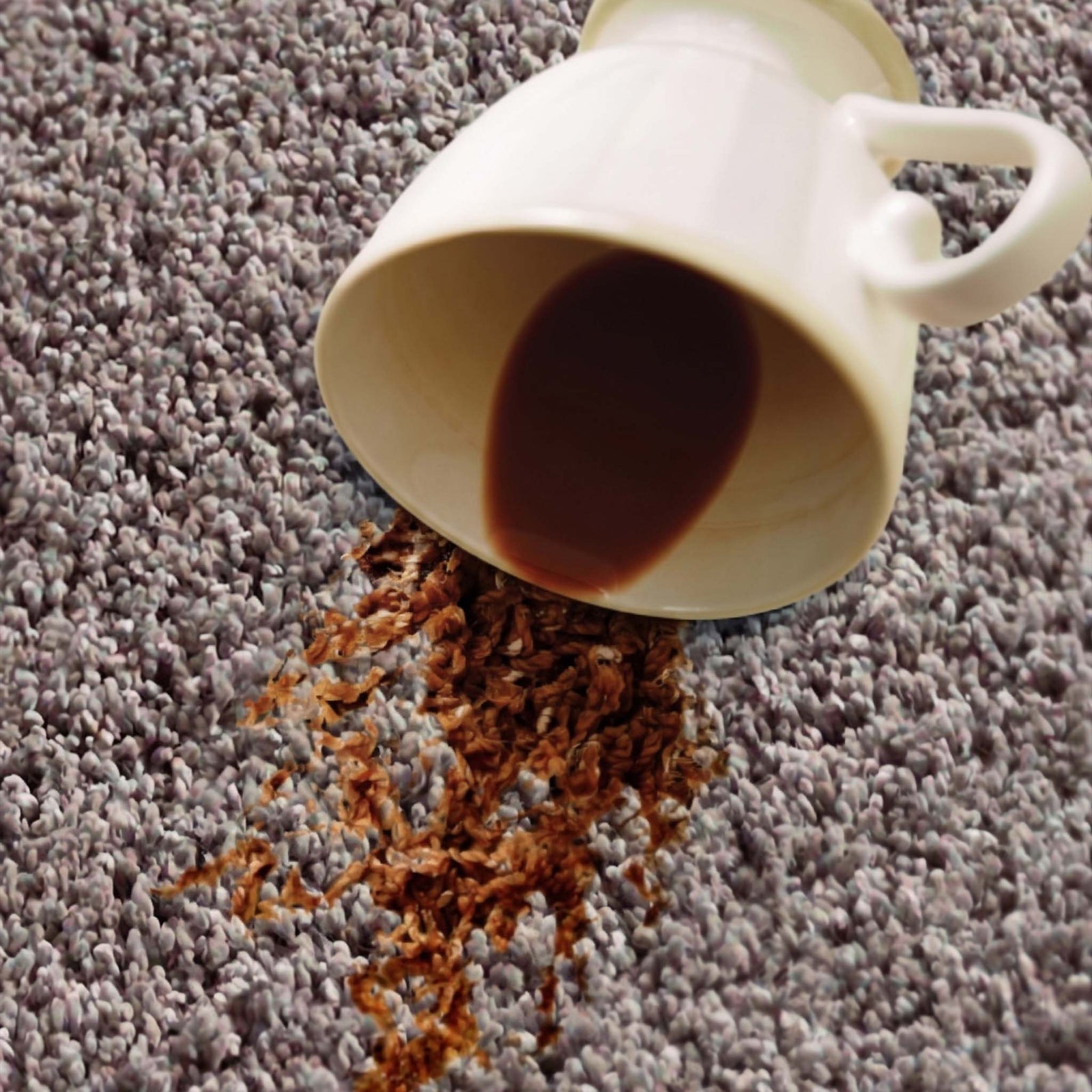 My Rug Mocha Fleck Spill Image.