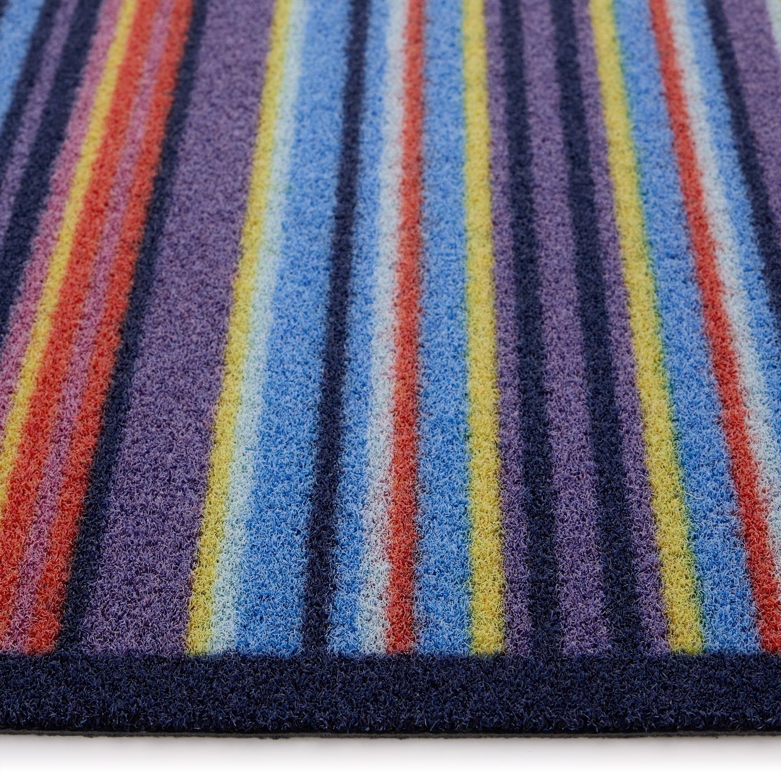 Stripe 85 Outdoor Doormat- 100% recycled nylon outdoor doormat featuring a striped design.