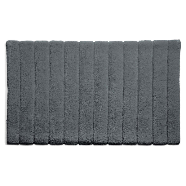 Bamboo Stripe Graphite Bathmat