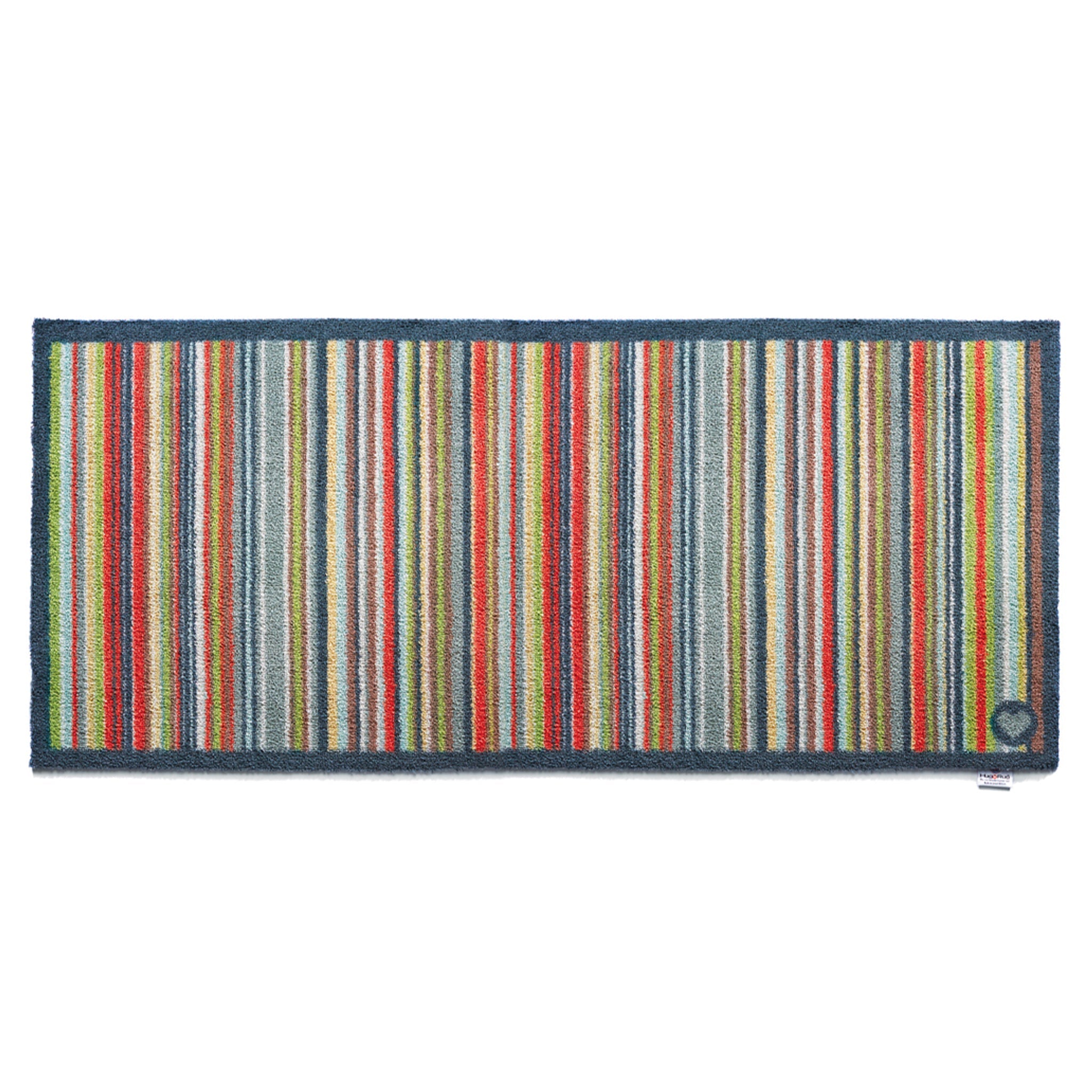Stripe 32 Multi Washable Runner | Soft, Non Slip Runner | Hug Rug