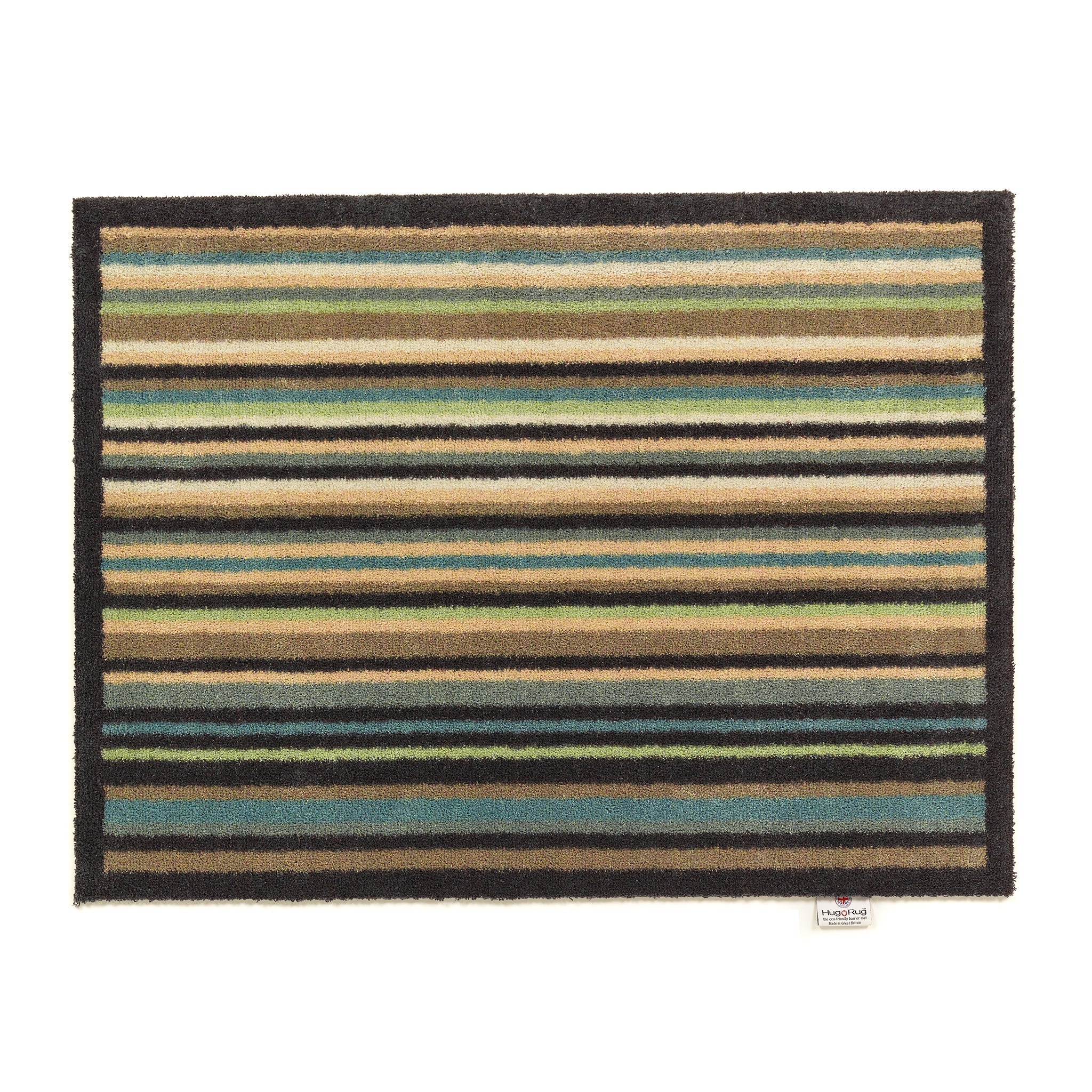 Stripe 84 Washable Doormat | Soft, Non Slip Doormat | Hug Rug