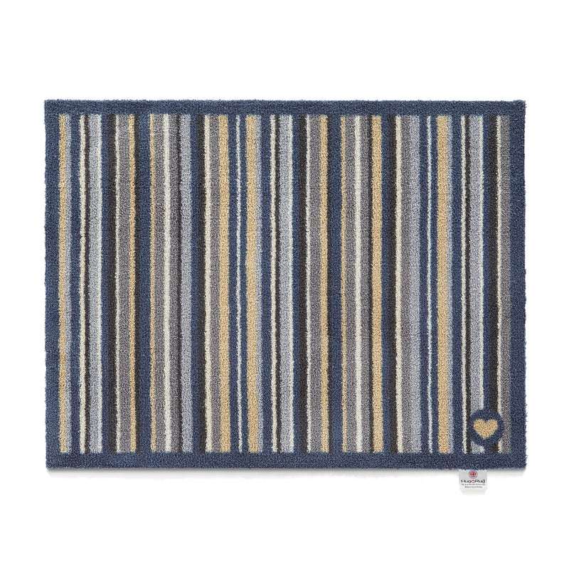 Stripe 88 Washable Doormat - a 100% recycled cotton doormat featuring muted coloured stripes. 