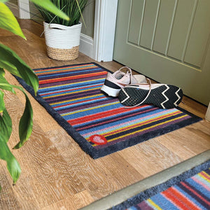 Stripe 85 Multi Washable Doormat