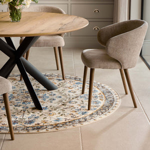The Cottage Garden Eco-Washable Circle Rug