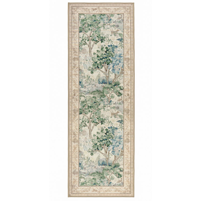 The Stumpery Fern Eco-Washable Runner