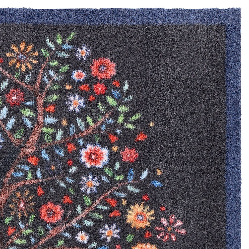 Tree Of Life Washable Doormat made from 100% recycled materials, featuring a colourful tree of life. 