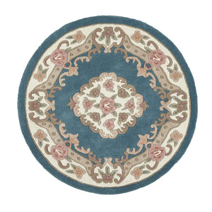 Shensi Aubusson Rug in Blue 4
