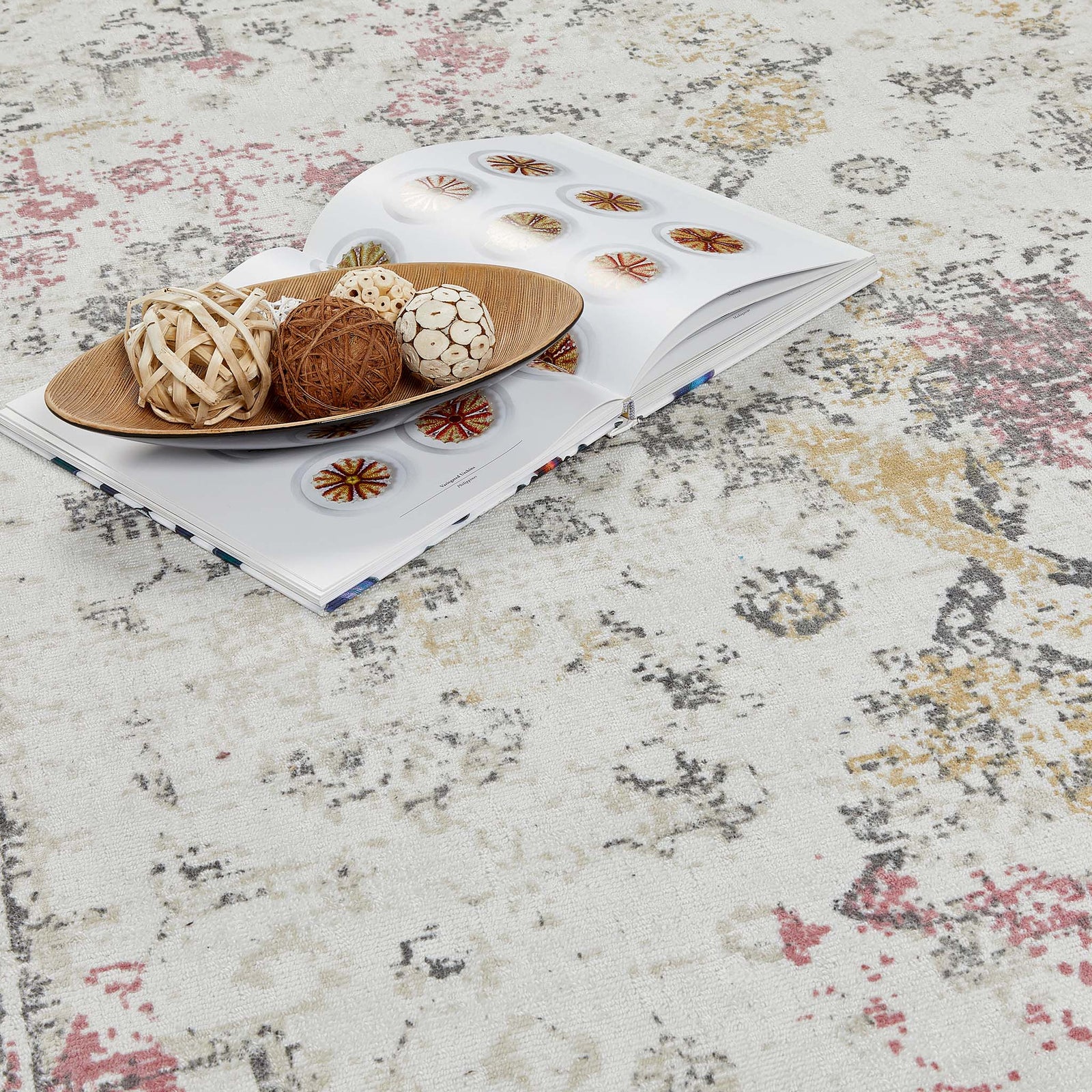 Vogue Rug Pink/Ochre 4