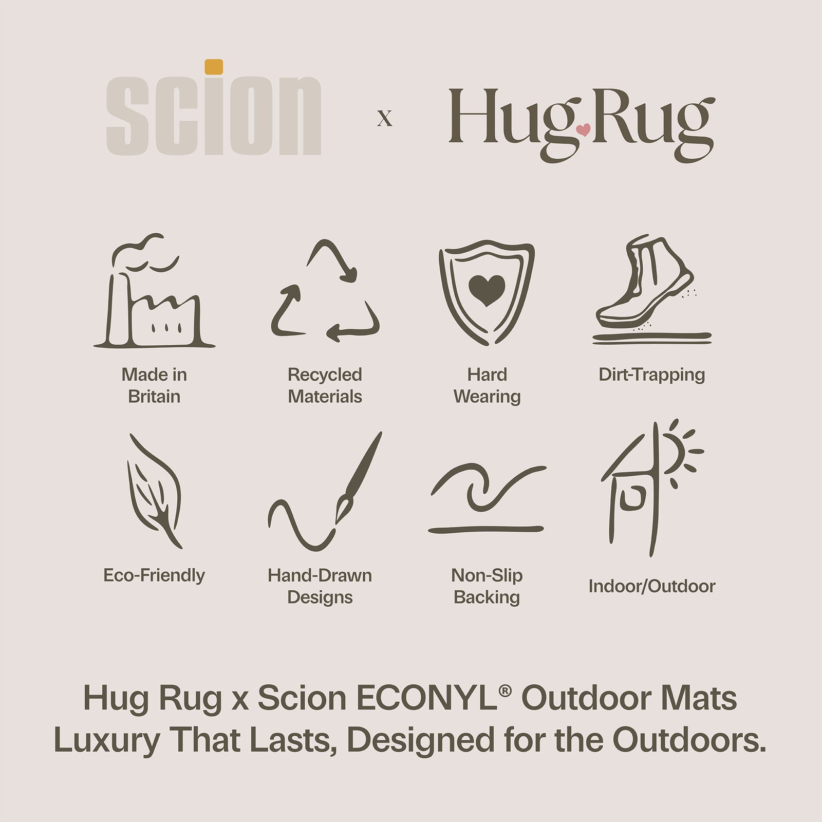 Scion x Hug Rug USPs