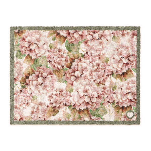 Wild Hydrangea Washable Doormat 1