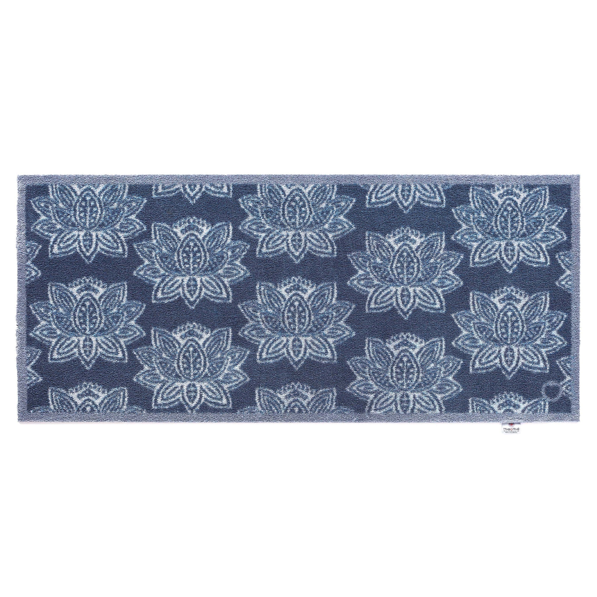 Woodblock 1 Navy Blue Runner 5