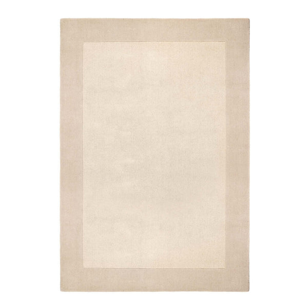 Borders Wool Rug Natural 1