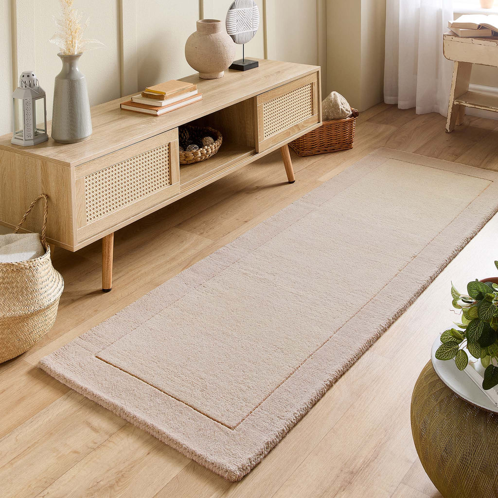 Borders Wool Runner Natural 4