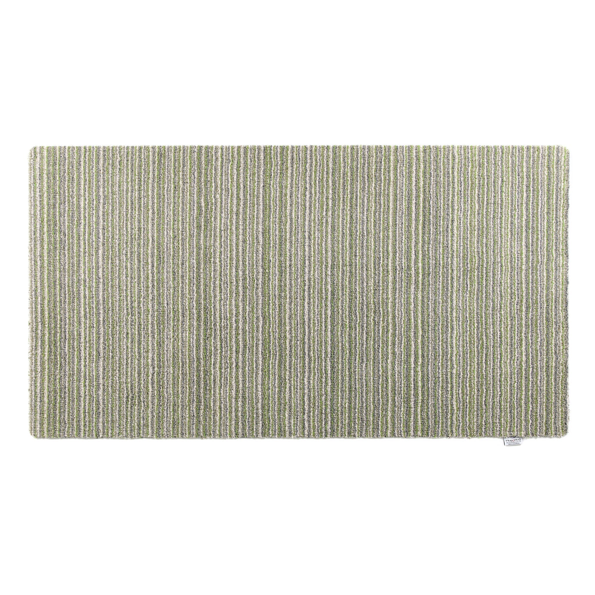 Candy Green Striped Washable Doormat 8