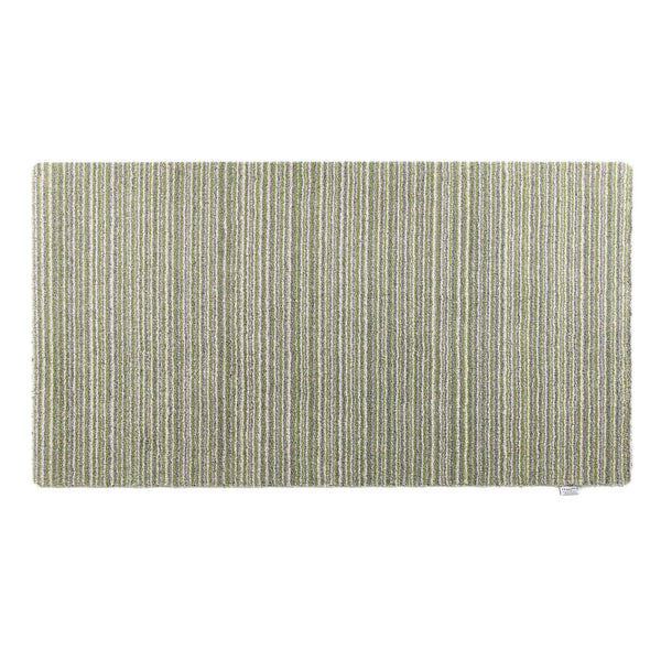 Candy Green Striped Washable Doormat 8