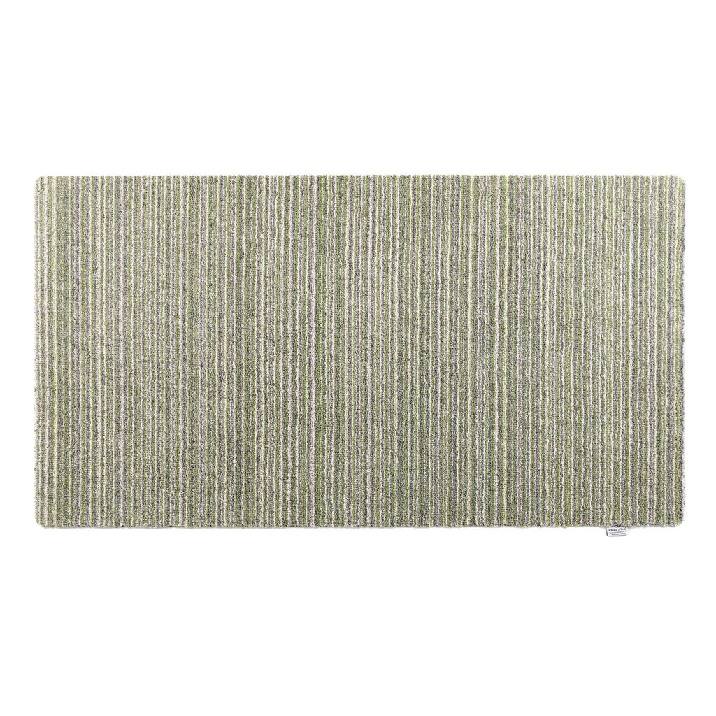 Candy Green Stripe Washable Runner