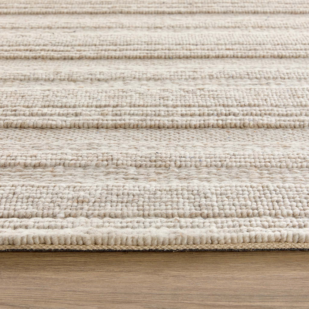 Chunky Knit Rug Cream 4