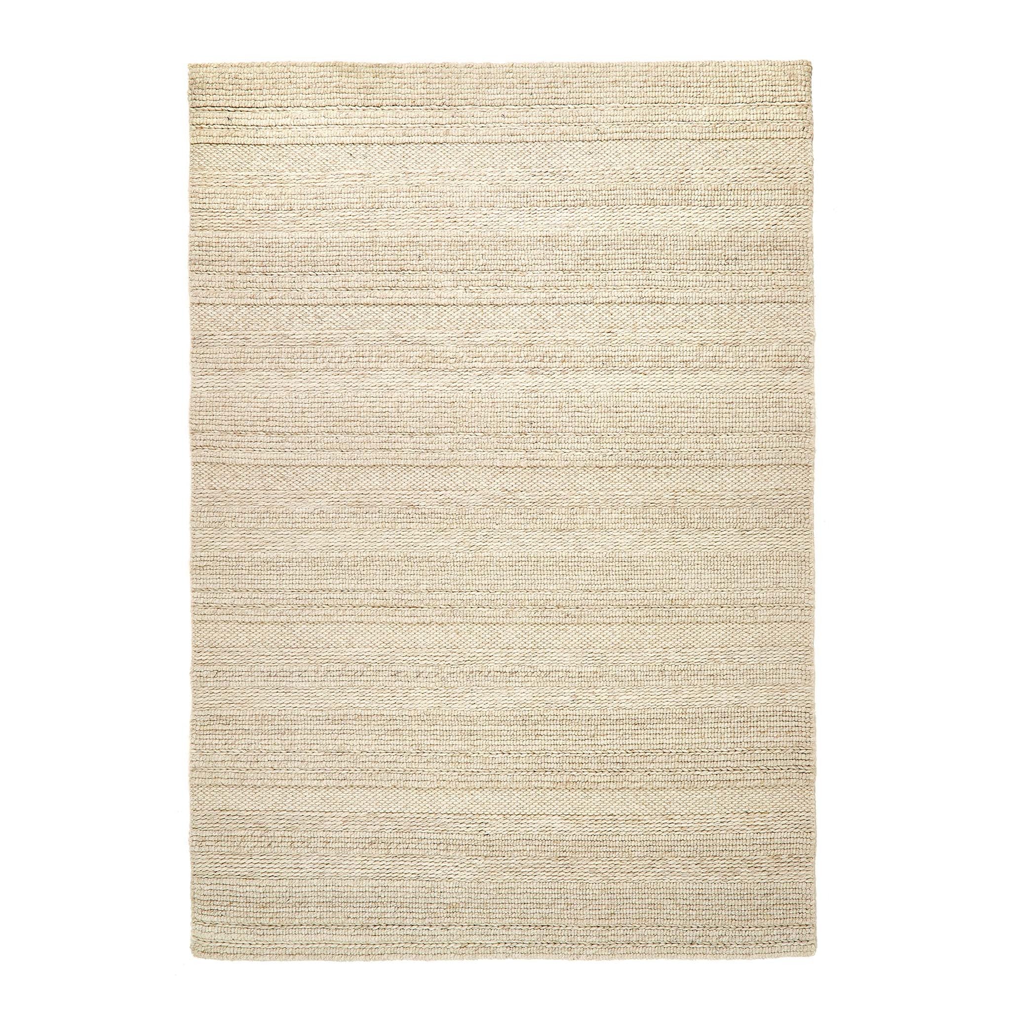 Chunky Knit Rug Cream 1
