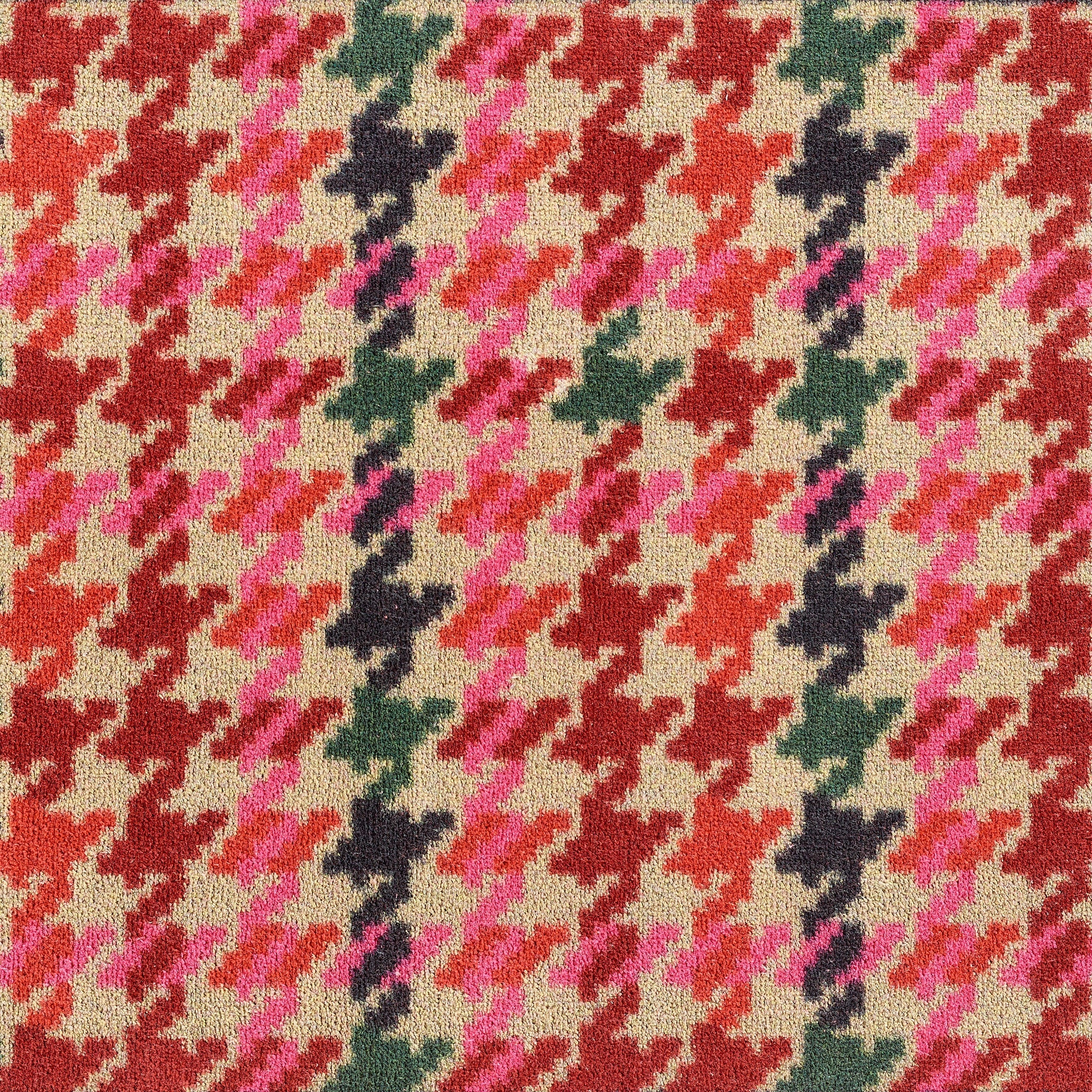 Designer 27 Houndstooth Pink Doormat 8