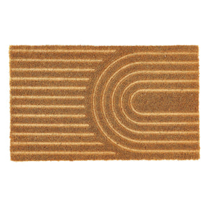 Embossed Coir Curve Doormat 1