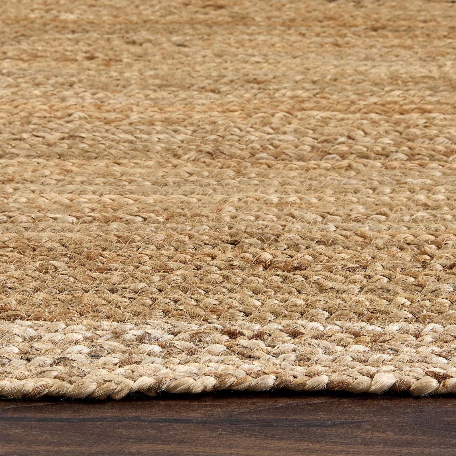 Jute Border Rug Natural White 6