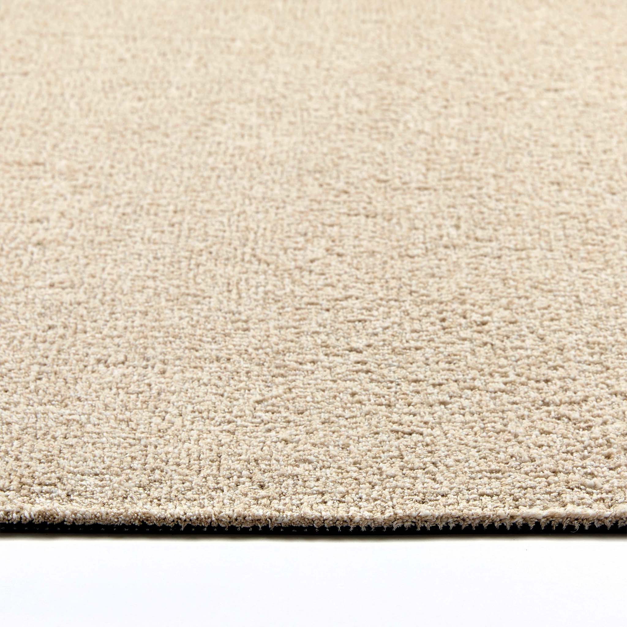 Plain Fleck Beige Washable Runner- a 100% recycled material runner in a solid beige colour.