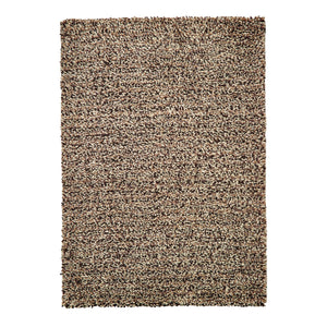 Rocks Shaggy Wool Rug Natural 1