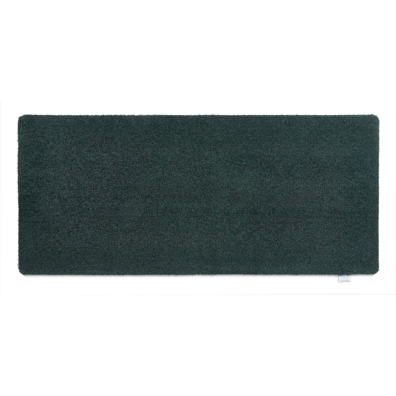 Sense Forest Green Runner made from 100% recycled content, fully machine washable.