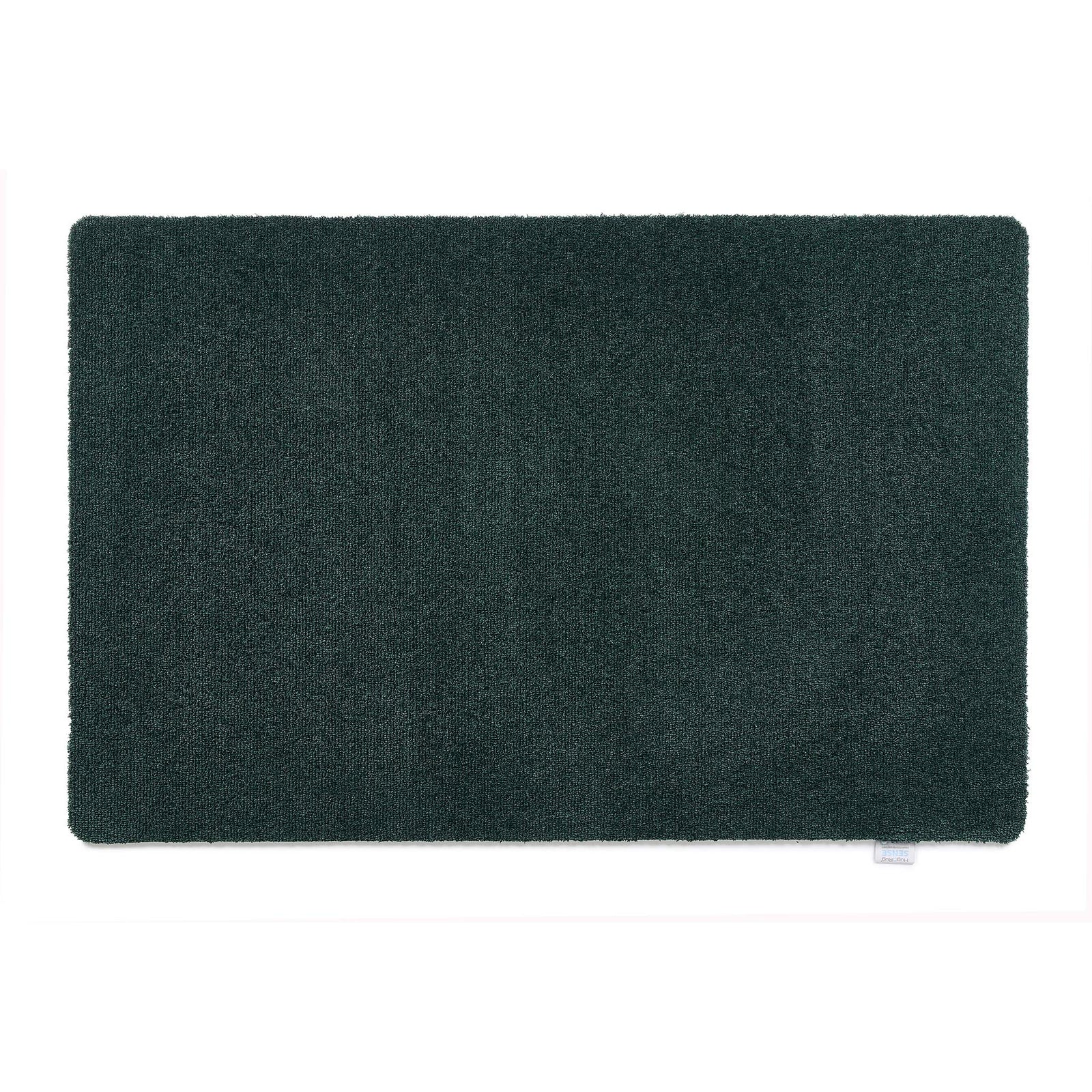 Sense Forest Green Doormat made from 100% recycled content, fully machine washable.