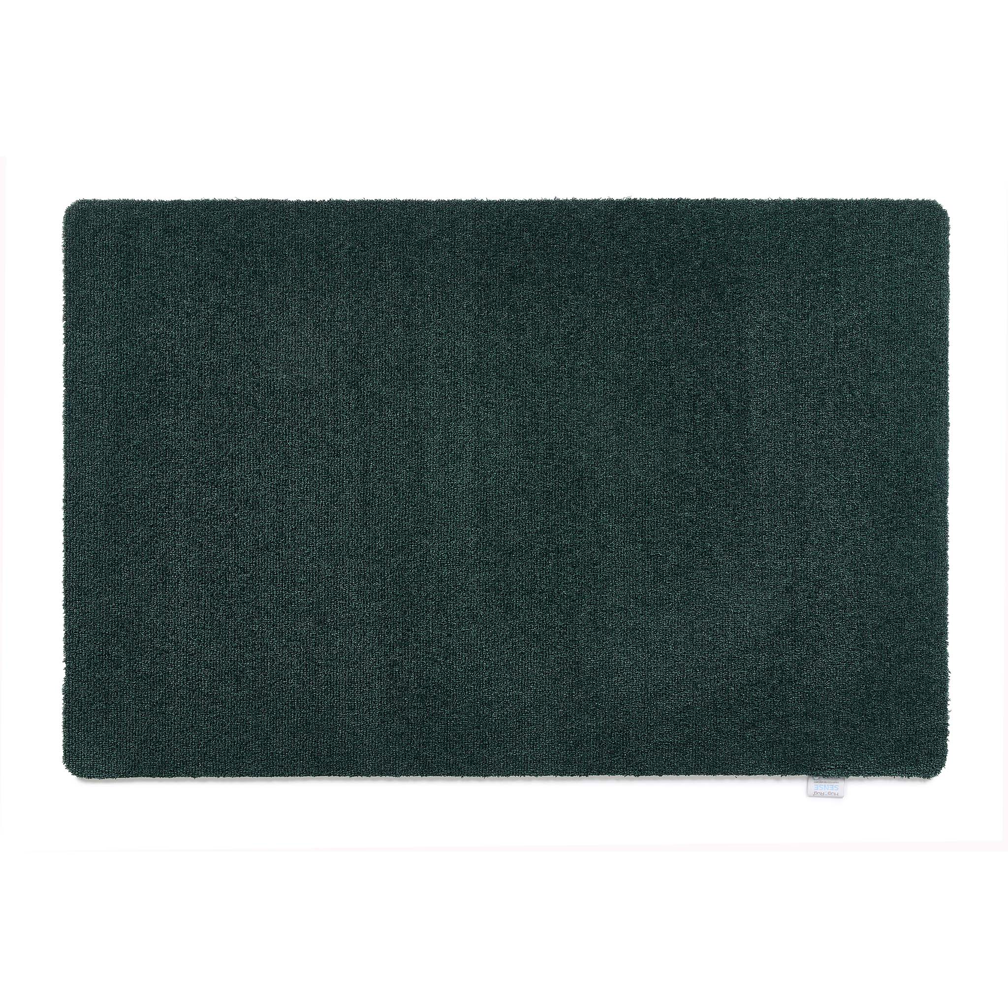 Sense Forest Green Doormat made from 100% recycled content, fully machine washable.