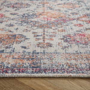 Vogue Rug Navy/Rust 3