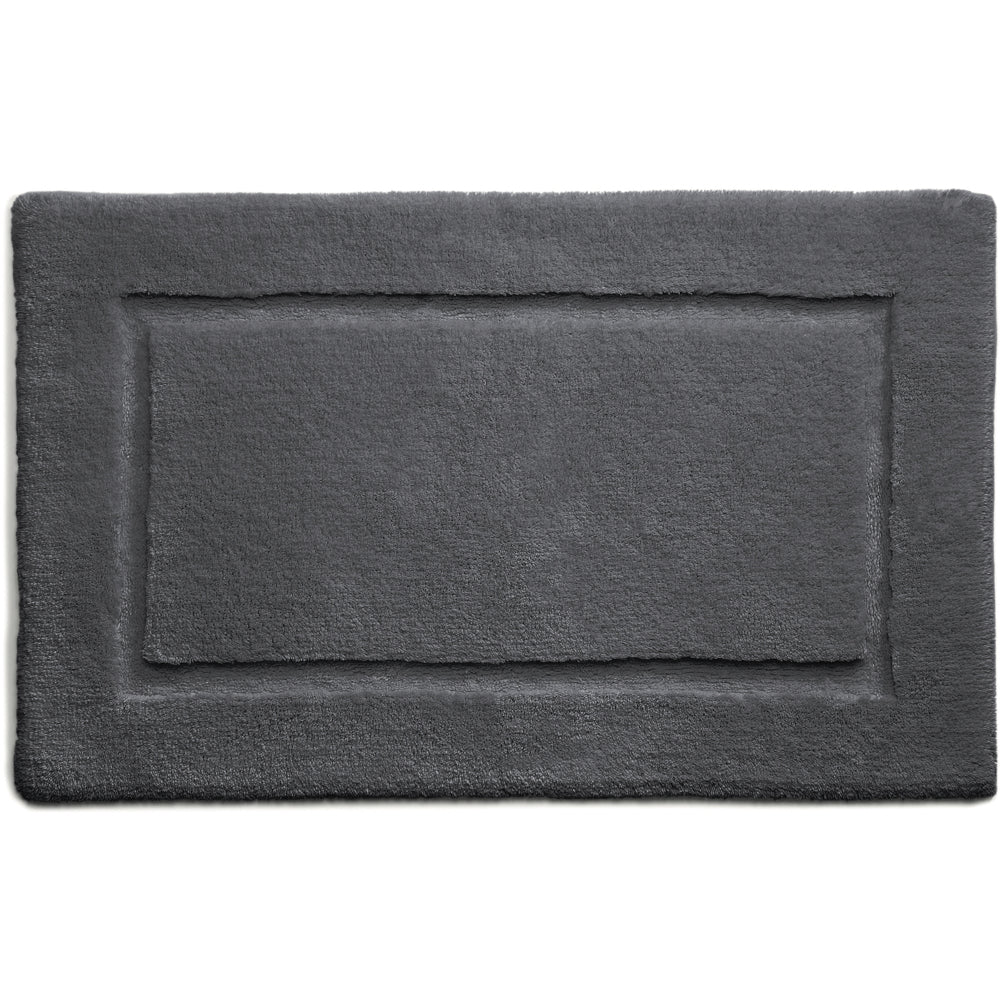 Bamboo Border Graphite Bathmat 1