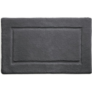 Bamboo Border Graphite Bathmat 1