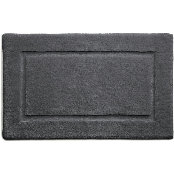 Bamboo Border Graphite Bathmat 1