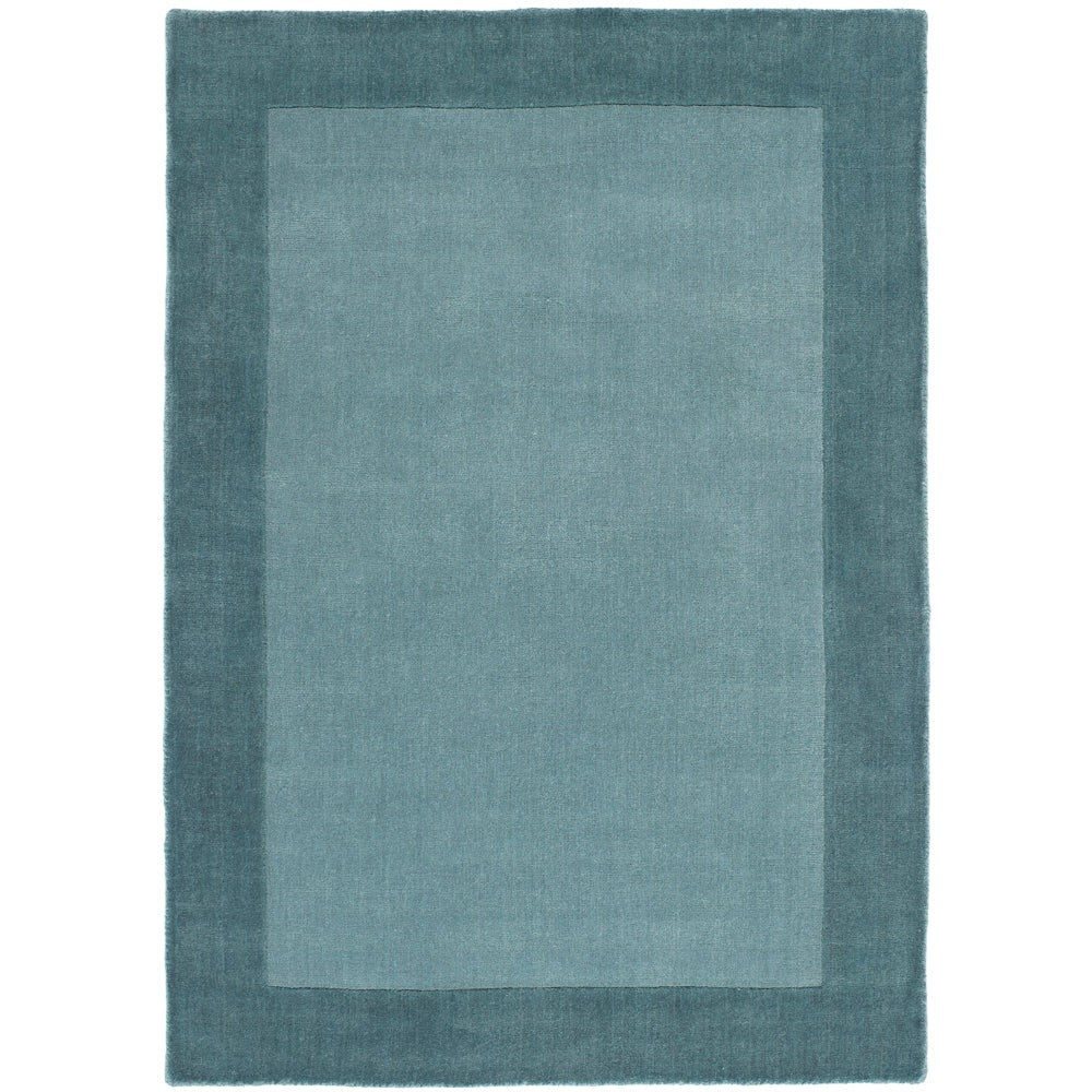 Borders Wool Rug Duck Egg 1