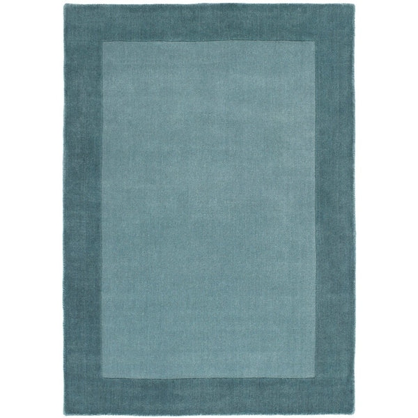 Borders Wool Rug Duck Egg 1