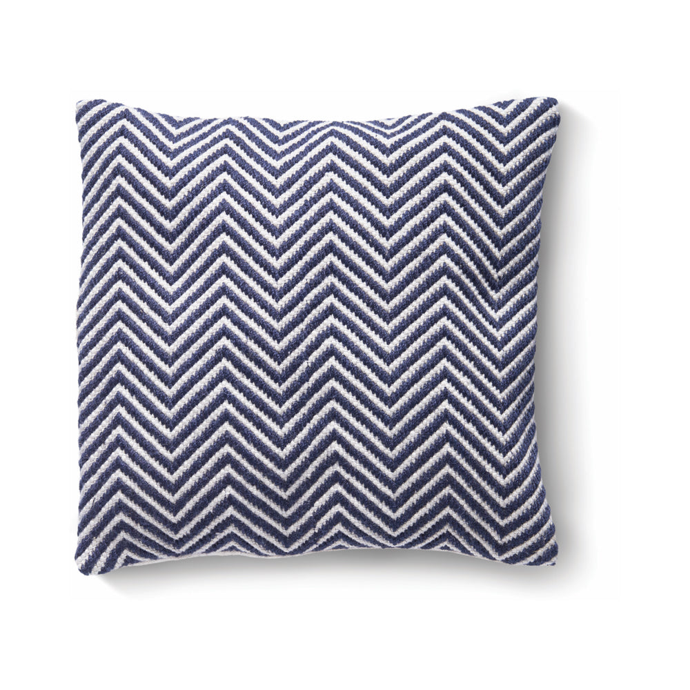 Herringbone Cushion Navy 1