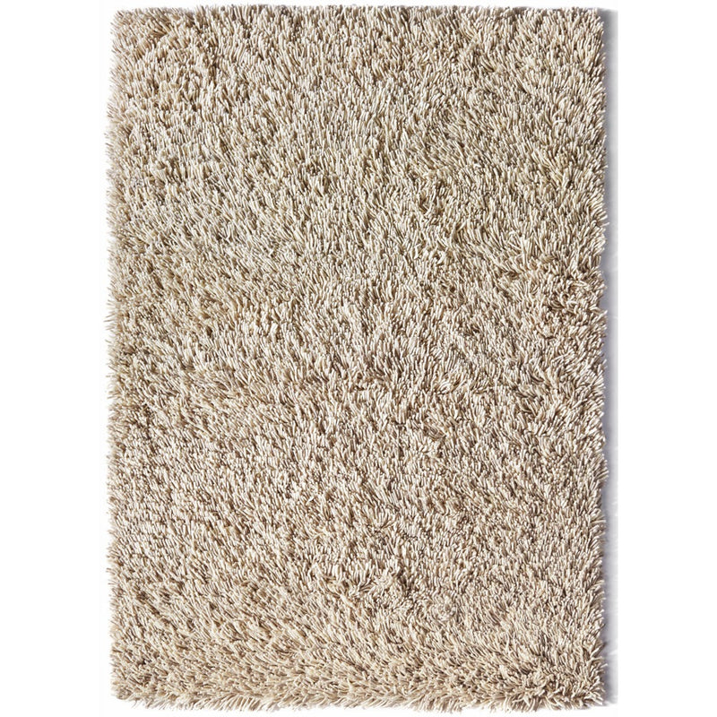 Imperial Light Mix Rug made from wool, featuring a saggy blend of taupe and cream.