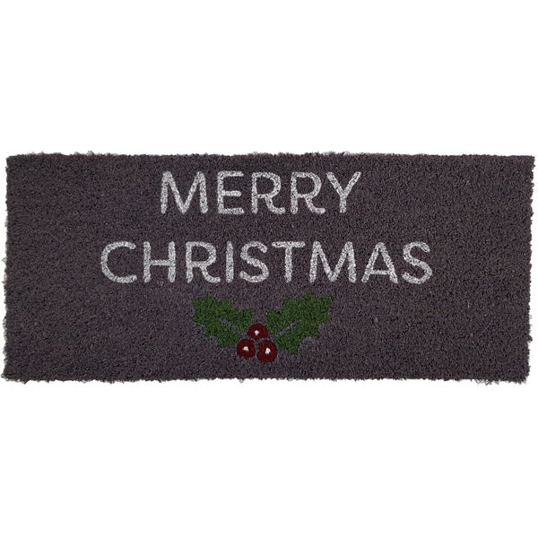 Coir Insert Merry Christmas Doormat 1