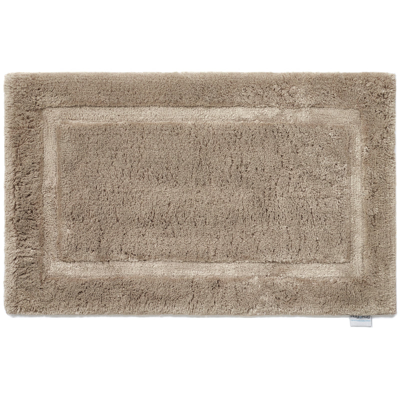 Bamboo Border Latte Bathmat 1