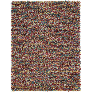 Rocks Shaggy Wool Rug Multi 1