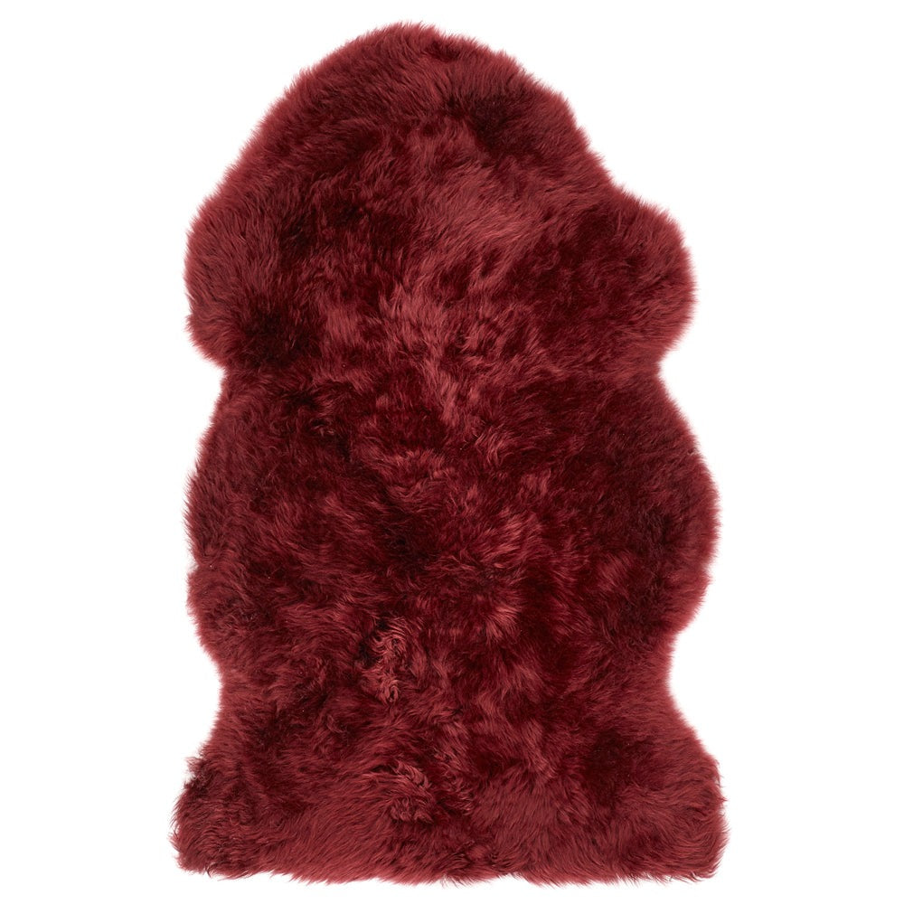 Genuine Sheepskin Rug Berry 1