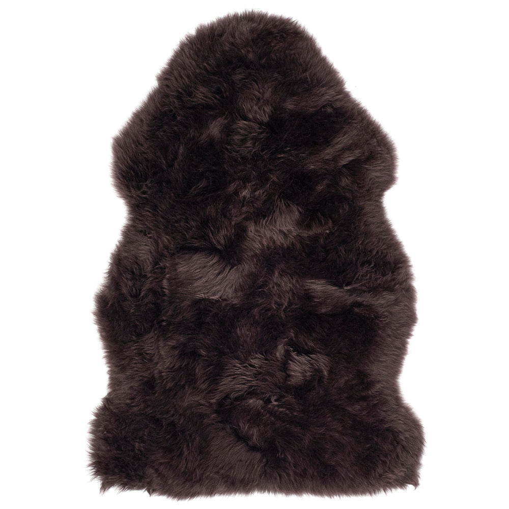 Genuine Sheepskin Rug Chocolate