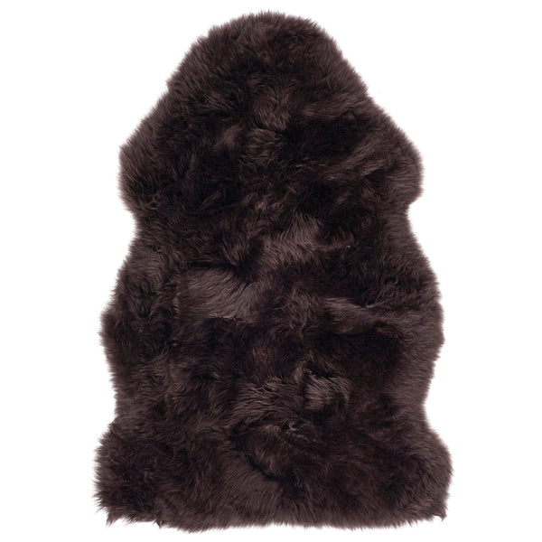 Genuine Sheepskin Rug Chocolate