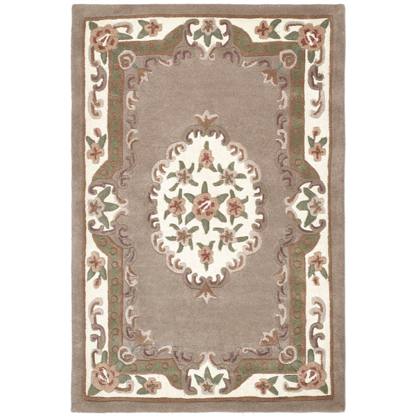 Shensi Aubusson Rug in Beige 1
