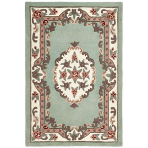 Shensi Aubusson Rug in Green 1