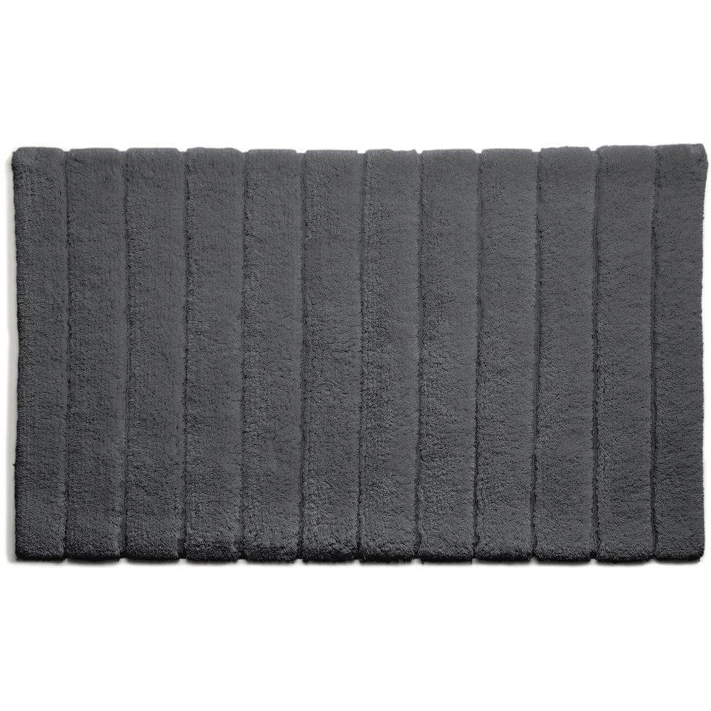 Bamboo Stripe Graphite Bathmat 1