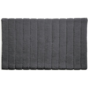 Bamboo Stripe Graphite Bathmat 1