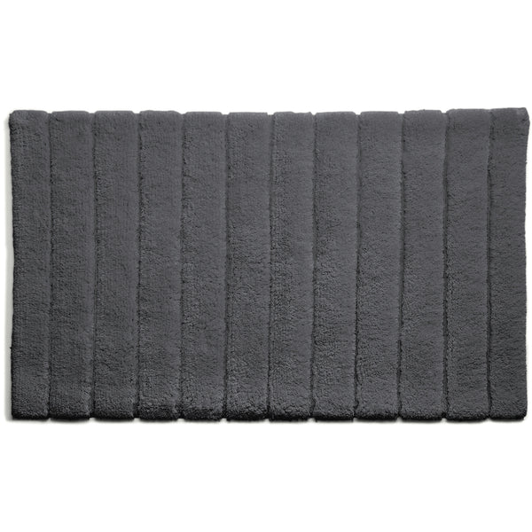 Bamboo Stripe Graphite Bathmat 1