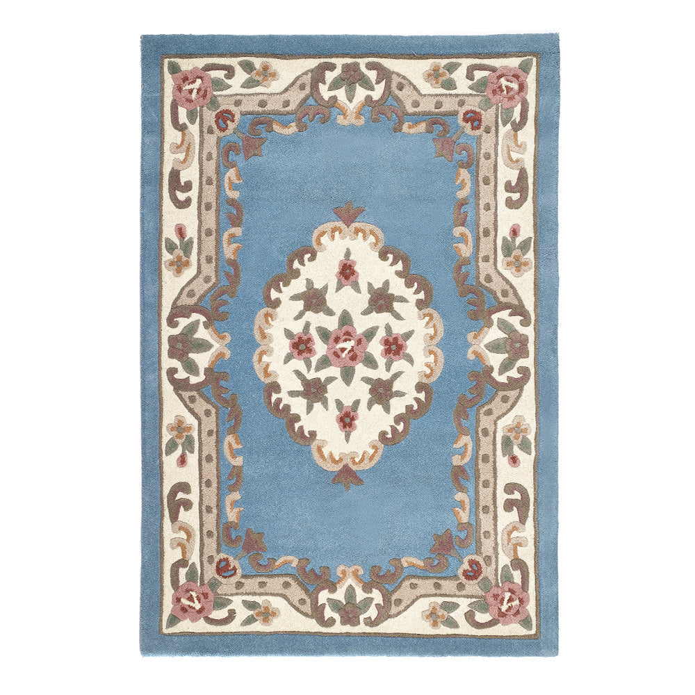 Shensi Aubusson Rug in Blue 1